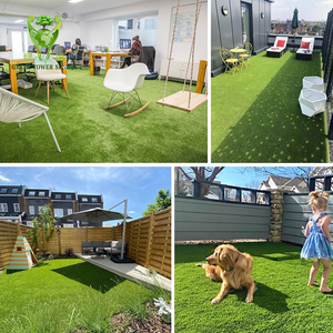 <span class=keywords><strong>Gazon</strong></span> synthétique Green Tower, <span class=keywords><strong>rouleau</strong></span> de <span class=keywords><strong>gazon</strong></span> artificiel, 20 mm, trous de drainage, tapis écologique, décoration de jardin, paysage, patio, cour - Product Image 6