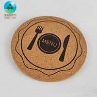 Napperons modernes en liège Sets de table de cuisine écologiques pour la maison Sets de table pour les tables à manger Offre Spéciale Europe pour les restaurants