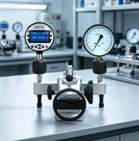 Banc d'étalonnage hydraulique de laboratoire haute pression (0~40)MPa, outil d'étalonnage avec précision de 1kPa pour la pression de l'huile de transformateur/de l'eau