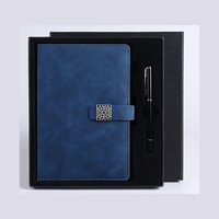 Carnets personnalisés à couverture rigide PQ Window Flower Gift Box, coffrets cadeaux premium, ensembles de carnets cadeaux, promotionnels en tissu écologique