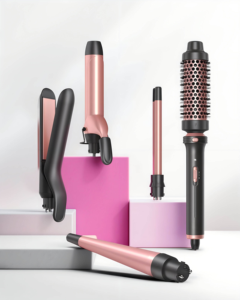 ชุดแผ่น PTC สำหรับยืดผมและดัดผมพร้อมแปรงความร้อนใช้ภาษาฝรั่งเศสสำหรับใช้ในโรงแรม - Product Image 3