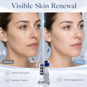 Appareil esthétique multifonction 7 en 1 à écran tactile numérique, vaporisateur facial avec loupe et serviette, spa facial - Product Image 2