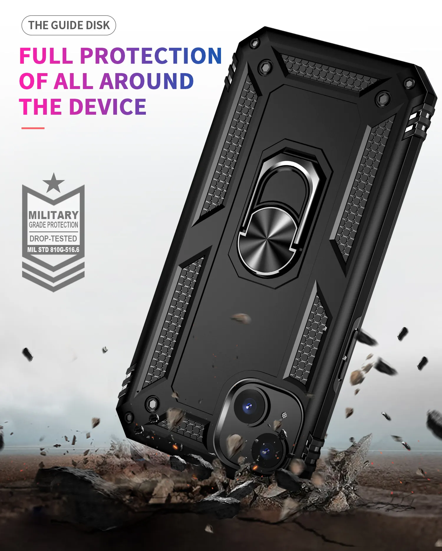 Telefonhülle Großhandel stoßfest 2-in-1 TPU Schlussverkauf mit Halter für IP XR 11 Pro Max Modelle Handy-Abdeckung Rüstung
