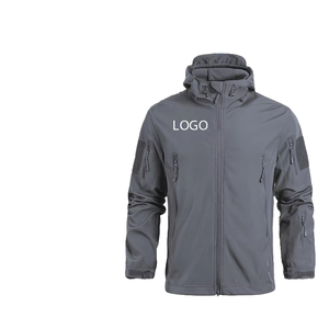 Chaqueta Softshell Impermeable y Cortavientos para Hombre, Ligera, para Montañismo y Deportes al Aire Libre, con Forro Polar Interior y Capucha - Product Image 1