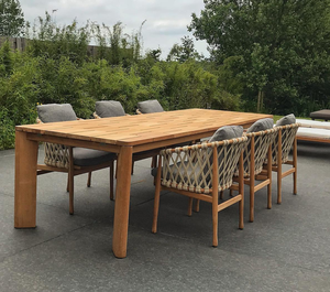 गर्म बिक्री आधुनिक पैटियो आउटडोर फर्नीचर गार्डन डाइनिंग चेयर और टेबल आउटडोर टेक कुर्सी - Product Image 5