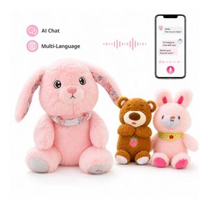 Ours en peluche interactif IA parlant, interactif au toucher, pour le confort émotionnel, robot éducatif, fournisseur en gros - Product Image 1