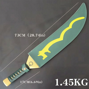 <span class=keywords><strong>Espada</strong></span> Demoníaca <span class=keywords><strong>de</strong></span> <span class=keywords><strong>Meliodas</strong></span> <span class=keywords><strong>de</strong></span> Lostvayne, <span class=keywords><strong>Espada</strong></span> <span class=keywords><strong>de</strong></span> Cosplay con Funda Verde, Hoja sin Afilar para Colección - Product Image 3