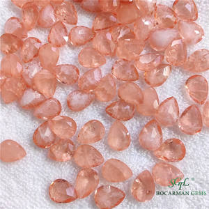 粉色彩色混合散石 - 天然水晶基底染色合成宝石 |   工厂批发 - Product Image 5