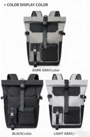 Sac à dos à enroulement Oxford BACKPACK LAPTOP avec poignée renforcée et compartiment pour ordinateur de grande capacité pour hommes