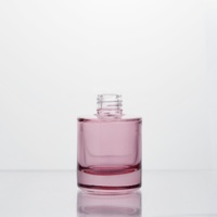 Flacon compte-gouttes de sérum en verre rose écologique de luxe de 30ml bouchon à vis personnalisé huile essentielle conteneur vide nouveau élégant