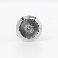 Visiophone de porte en alliage de zinc avec angle de vision large de 180 degrés et cache de confidentialité pour porte d'entrée, adapté à la maison, au bureau, à l'hôtel