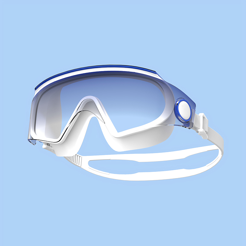 Dégradé blanc bleu foncé