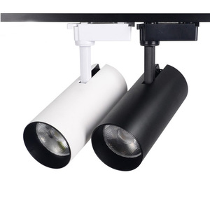 Projecteur LED sur rail pour <span class=keywords><strong>magasin</strong></span> de vêtements 20W 30W, ultra-lumineux, économe en énergie, pour hall d'exposition et éclairage commercial - Product Image 5