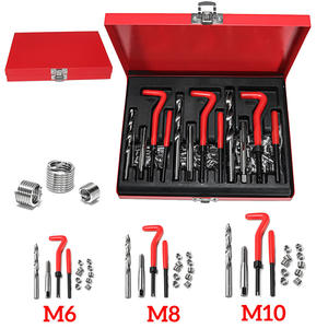 Perfactool 88 pièces M6 M8 M10 restauration endommagé bougie de préchauffage filetage Kit de réparation fil Kit de réparation voiture recul outils - Product Image 2