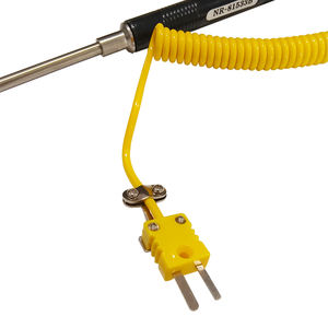 Pasangan Listrik tipe K genggam 81531/81532/81533, Penyelidik suhu termokopel permukaan rol dua pin - Product Image 2