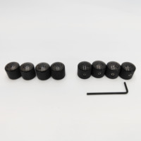 Carved Metal Guitar Knob Caps With or Without Hole Anti slip Engraved Volume Tone Switch Control Knob Universal