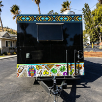 Remorque alimentaire entièrement équipée, remorque de concession pour boissons et en-cas, chariot mobile pour café, jus et restauration rapide pour les services de traiteur de rue