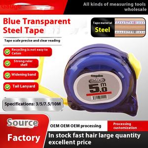 Hersteller Großhandel Edelstahl Maßband PP Material Mehrere Spezifikationen Blau Transparente Standard waage in Box - Product Image 3