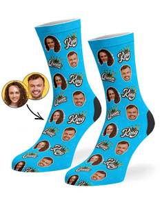 White Label Ready Apparel Custom <strong>Wedding</strong> Party <strong>Socks</strong> <strong>for</strong> Groomsmen Bridesmaids - Product Image 2