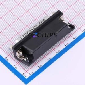 L77HDB44SD1CH4F D-Sub/VGA Connector Bent Lead Through Hole Connector Female 44P Right Angle Insert 3 - Product Image 2