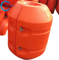 Flotteurs en plastique durs de petit diamètre de HDPE pour la canalisation de dragage flottante de ponton de piscine de barrage de rivière de mer