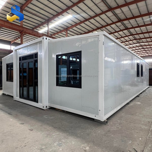 <span class=keywords><strong>Villa</strong></span> préfabriquée de luxe extensible de 20 pieds, 3 chambres, transformable en maison-conteneur pour hôtels, fabriquée à partir de panneaux sandwich en acier - Product Image 2