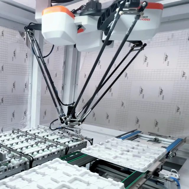High-Speed Delta Robot Pick and Place with Visual Inspection for Sorting & Packing Automation