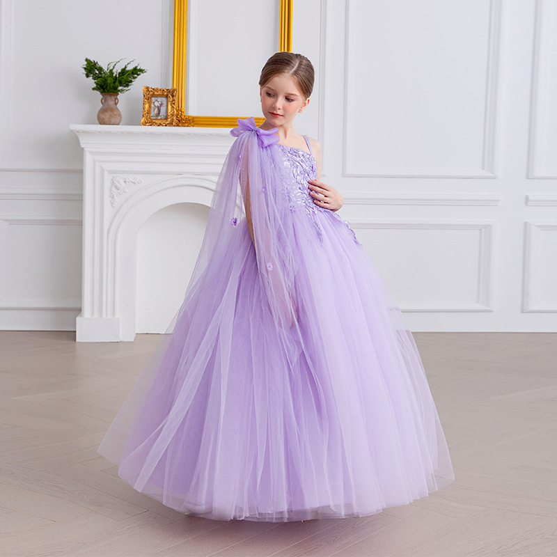 white tulle layered dress Teter Warm White Lace Bodice Layered Tulle Gown ES12 – Sara's Children's  Boutique main image 0