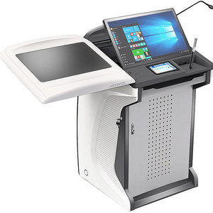 Đa phương tiện rostrum Bục Giảng Tương tác Thiết kế trường học kỹ thuật số thông minh giảng dạy bục với duy nhất 4k 23.8inch màn hình cho giáo dục - Product Image 1