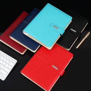 Multi Function Thread Sewing Printed Loose-Leaf A5 Hardcover Notebook 80 Inner <b>Sheets</b> Multiple Colors Portable Power Business - Product Image 2