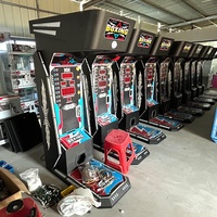 Machine de jeu de boxe géante à monnayeur avec mesure de force, pour un joueur, pour enfants de 6 ans et plus, usage commercial, version export