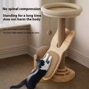 Commercio all'ingrosso su misura Multi-strato Pet fornisce gatti Scratching Board arrampicata giochi in <span class=keywords><strong>un</strong></span> unico Multi-Purpose <span class=keywords><strong>gatto</strong></span> albero - Product Image 2