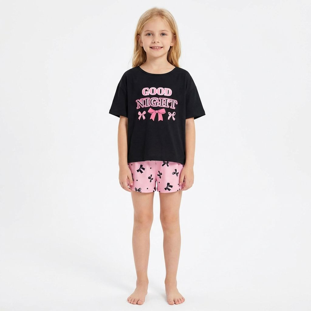 Ensemble noir (chemise et short)