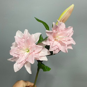 <span class=keywords><strong>ดอก</strong></span>ไม้สัมผัสเหมือนจริง <span class=keywords><strong>ดอก</strong></span><span class=keywords><strong>ลิลลี่</strong></span>ประดิษฐ์ที่ดูสมจริง <span class=keywords><strong>ดอก</strong></span>ไม้ลาเท็กซ์ที่ให้ความชุ่มชื้นเหมือนธรรมชาติ สำหรับจัดดอกไม้ตกแต่งงานแต่งงานและตกแต่งบ้าน - Product Image 4
