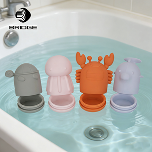 Juguetes de Baño para Bebés con Forma de Animales Marinos, Juego de Juguetes de Baño de Silicona Personalizados con Forma de Animales, Juguetes de Baño con Forma de Animales - Product Image 5