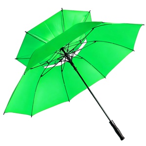 Nuevo Paraguas Deportivo de Golf Semiautomático Grande, Resistente al Viento, Protección Solar UV, con Tela Pongee, Diseño de Toldo Integrado - Product Image 1