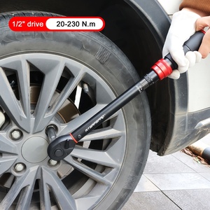 Jeu de clés dynamométriques à entraînement 1/2'', clé dynamométrique pour roues de <span class=keywords><strong>voiture</strong></span> 20-230 Nm avec adaptateur 3/8'' pour voitures, motos, camions - Product Image 6