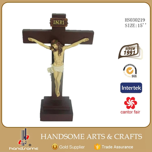 Statue religieuse 3D en cristal de 4 pouces, nouveau design, Jésus Nazareth, peinte à la main, en résine durable, personnalisable, plus de 30 ans d'expérience - Product Image 6