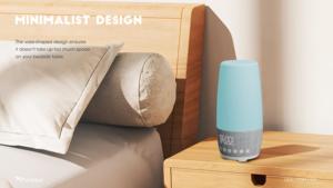 Ultra-Compact for <strong>Bluetooth</strong> 5.0 TWS LED USB-C Charging Speakers with Wireless Charging &amp; Certified Bedroom Audio - Product Image 3