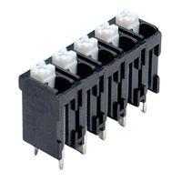 AOSI 2086-12 DG212R Bornier à ressort sans vis pour PCB, pas de 3,5 mm, connecteur à broches verticale à angle droit 2086-11 DG212V