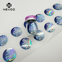Étiquettes brillantes personnalisées pour emballages de flacons en gros, service d'impression en vrac pour flacons en plastique, directement de l'usine