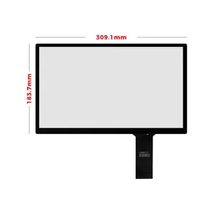 Tratamiento de superficie USB capacitivo de 13,3 pulgadas AG AF AR bonging opcional OCR OCA panel táctil LCD Tamaños personalizados panel de pantalla táctil LCD