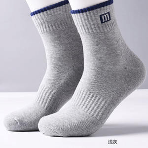 Calcetines de compresión de la personalizado para hombre calcetines de deporte, diseño de logotipo personalizado deportes calcetines gruesos de algodón de la - Product Image 3