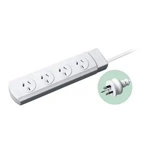 10A 250V Australia power strip SAA 4-outlets power strip With overload protect
