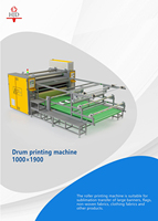 Machine de transfert de chaleur à rouleaux à grande vitesse 1000 mm avec rouleau de processus de bleuage, calandra industrielle pour la production en série