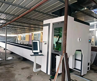 Machine de découpe laser industrielle 6M 12M à prix d'usine, découpeuse laser de tubes et tuyaux CNC 1500W, machine de découpe laser de tubes métalliques