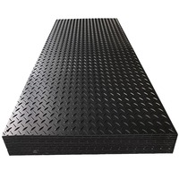 Plaque composite polymère d'ingénierie de tunnel HDPE/PP/PE étanche panneau de sous-grade en polyéthylène d'épissage anti-dérapant panneau en plastique