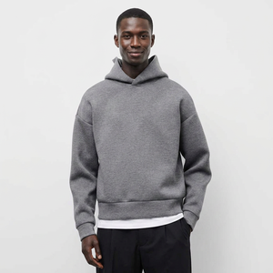 Sudadera con Capucha Extra Grande de Lujo para Hombre, 450 g/m², 100% Algodón, Forro Polar, Diseño con Cremallera, Forro Sólido, Ropa Urbana Personalizada - Product Image 1