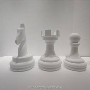 Pièces d'échecs géantes en fibre de verre Vitrine de magasin Pièces d'échecs sculpture Sculpture de reine en fibre de verre - Product Image 6