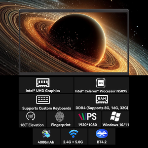 Laptop Personalizable Rosa Intel N5095 Gráficos UHD Ram 8GB SSD 512GB GreatAsia FHD IPS Win11 15.6 Pulgadas Para Estudiantes - Product Image 2